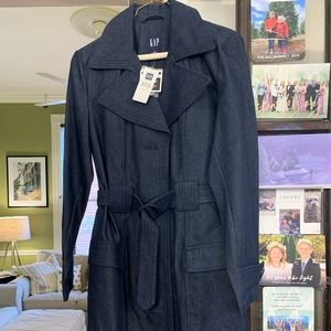 Gap denim trench coat